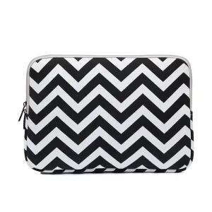 10 Wavy Pattern Notebook Liner Bag - Wavy Design - Black