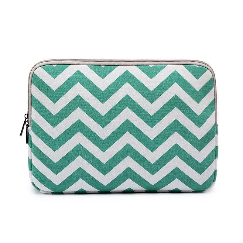 10 Wavy Pattern Notebook Liner Bag - Wavy Design - Black