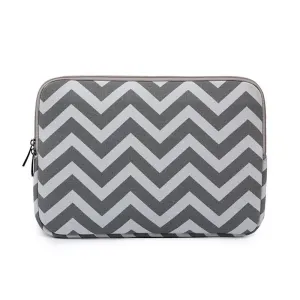 14 Wavy Pattern Notebook Liner Bag - Wavy Design - Gray