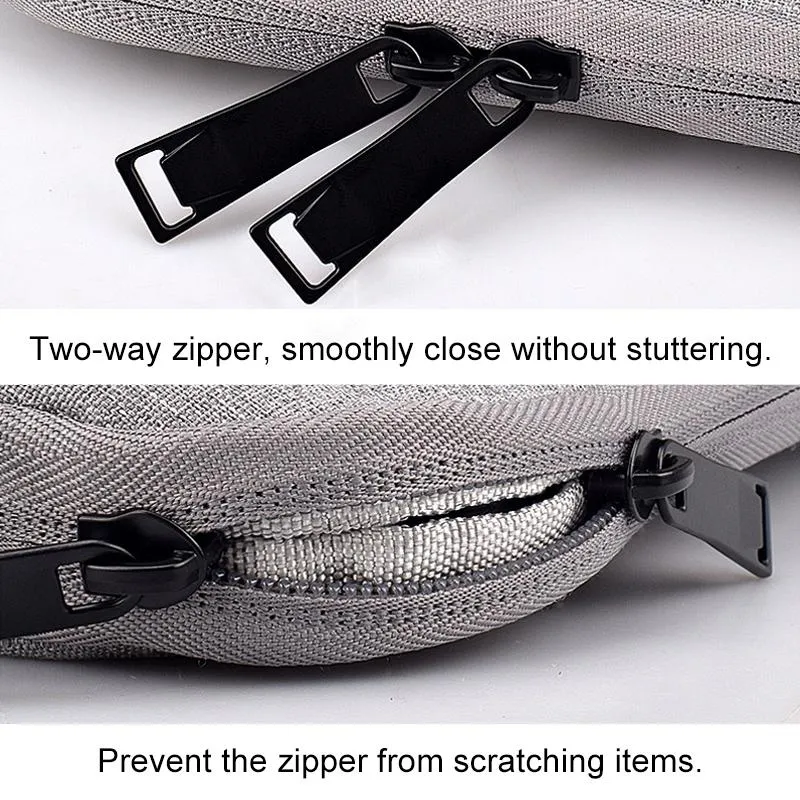 15.4 Inch Laptop Felt Sleeve Protective Case Carrying Bag - Dark Grey