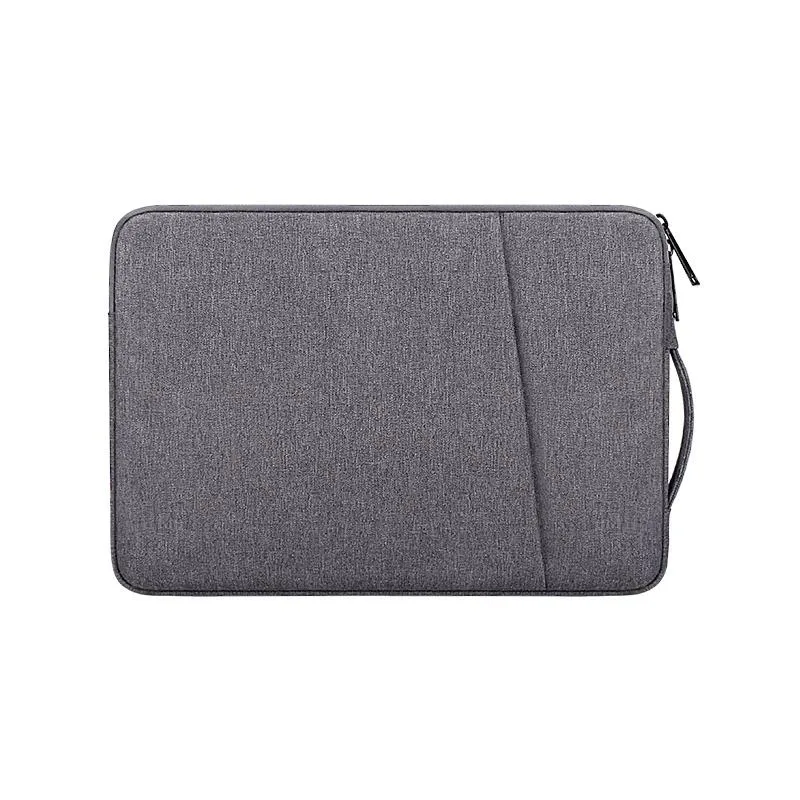 15.4 Inch Laptop Felt Sleeve Protective Case Carrying Bag - Dark Grey