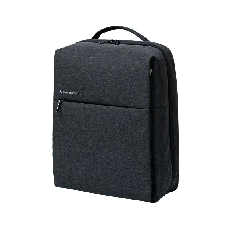 15.6-Inch Waterproof Laptop Backpack - Light Grey