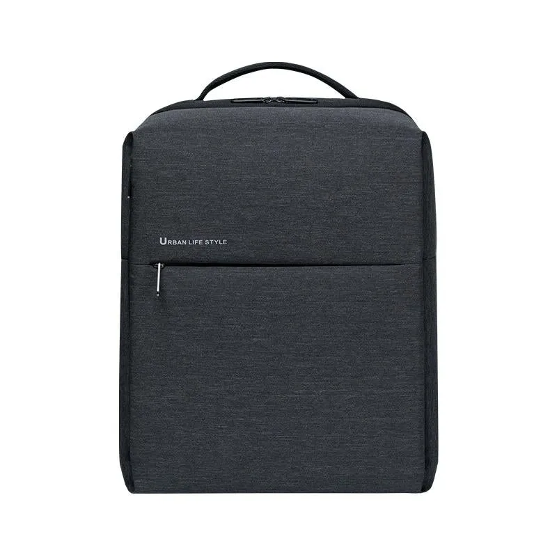15.6-Inch Waterproof Laptop Backpack - Light Grey