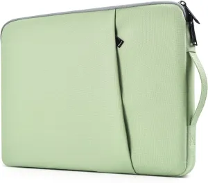 17 inch Laptop Carrying Case, Padded Travel Computer Sleeve Bag for HP 17.3-in Laptop, HP Envy 17, Dell Inspiron 17, ASUS Vivobook 17, Lenovo ideapad 17, Water-Resistant with Handle -Mint Green