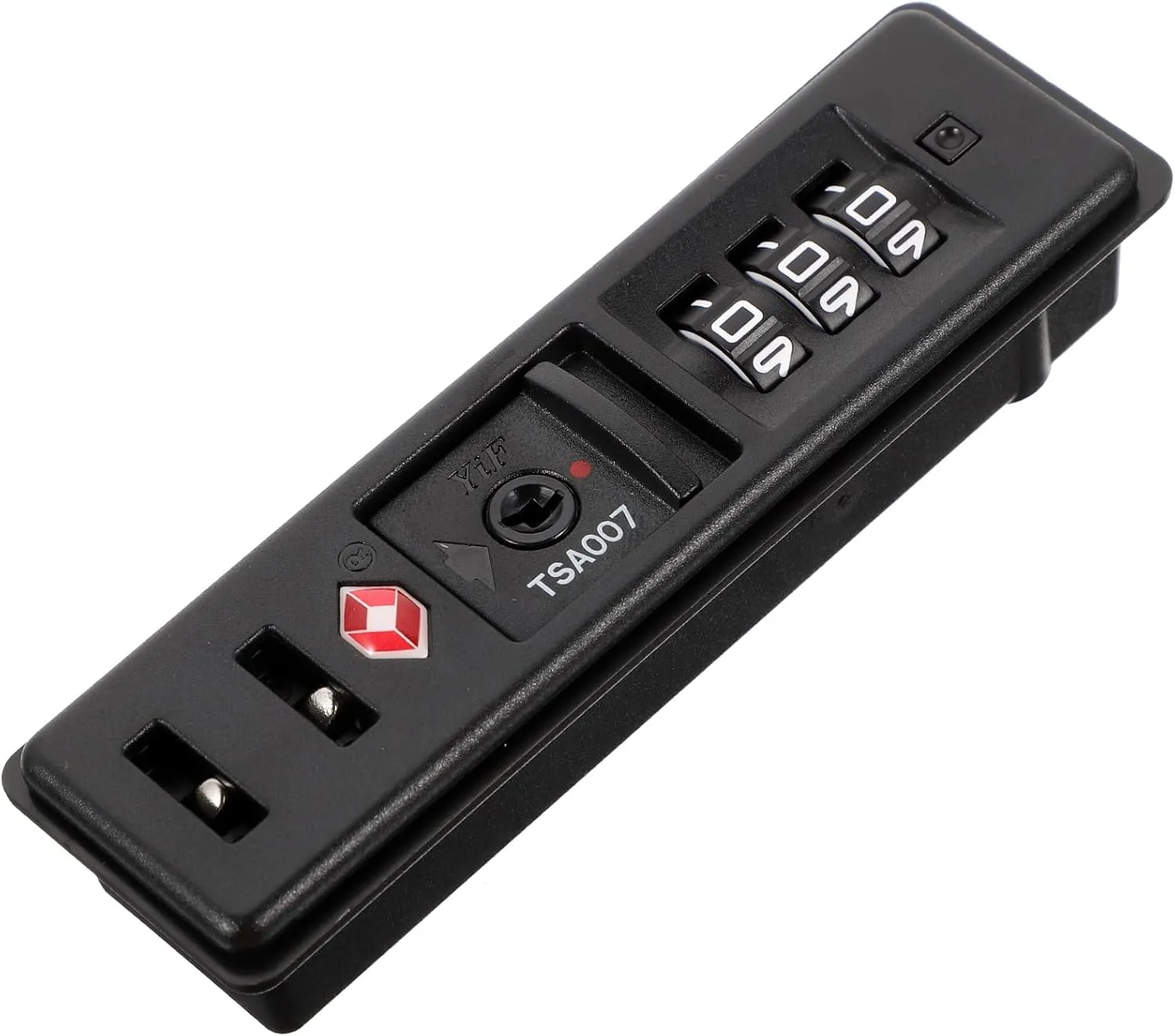 1Pcs Black Suitcase Lock Luggage Locks Customs Code Lock Portable TSA Security Lock for Travel Luggage Bag Backpack Padlock