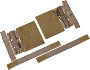 2 Pack MOLLE Vest Quick Release Buckle Quick Release Cummerbund Adapter Vest Quick Disconnect Single Point Buckle