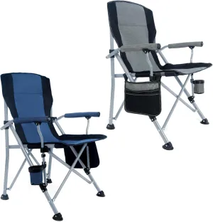 2 Pc Folding Camping Chair Portable Outdoor Beach Chair, Heavy Duty Foldable Lawn chair Support 330lbs, Collapsible Lightweight Camp Chair with Cup Holder&Carry Bag for Fishing Outside Sports Picnic