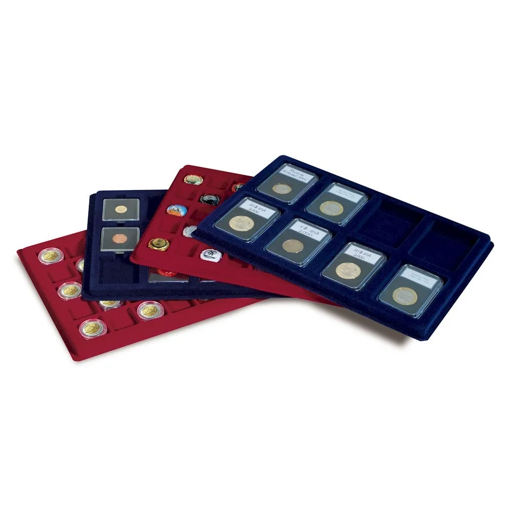2 x Blue Numis Coin Trays for 12 Coins up to 66mm - Tab12BL