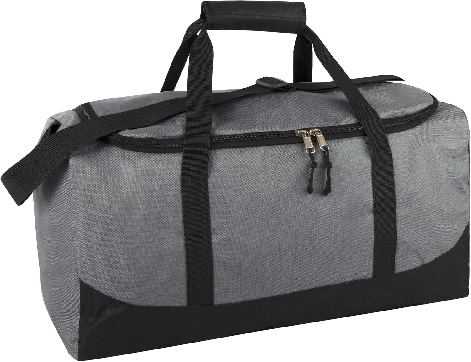 20 Inch, 40 Liter Duffel Bag for Men, Women Travel Weekender Overnight Carry-on Shoulder Duffel Tote Bag (Grey)