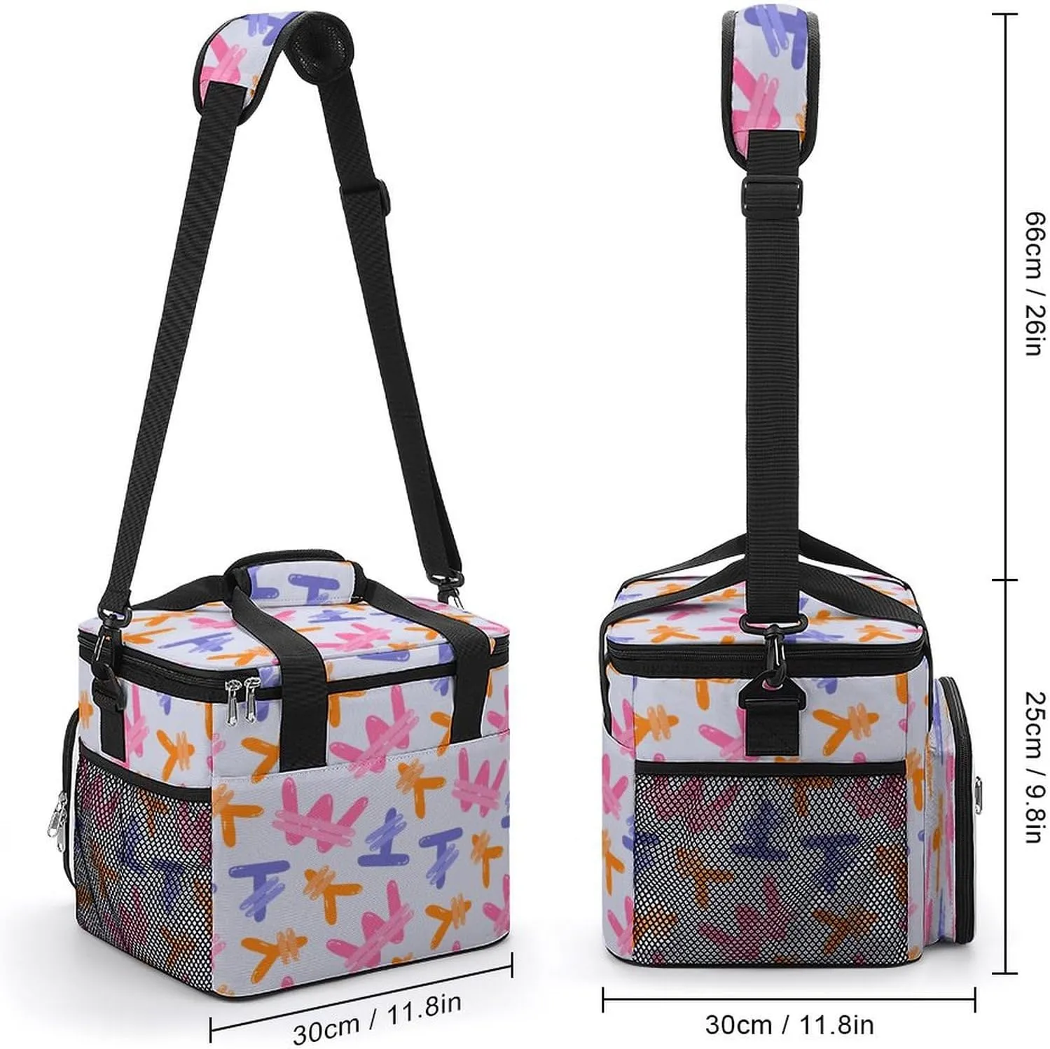 22.5L Waterproof Soft Cooler BagInsulated Lunch Box for Camping Fishing Beach Road Trips