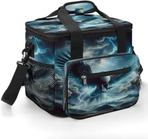 22.5L Waterproof Soft Cooler BagInsulated Lunch Box for Camping Fishing Beach Road Trips