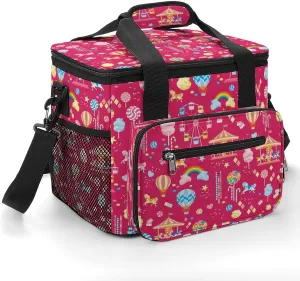 22.5L Waterproof Soft Cooler BagInsulated Lunch Box for Camping Fishing Beach Road Trips
