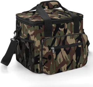 22.5L Waterproof Soft Cooler BagInsulated Lunch Box for Camping Fishing Beach Road Trips