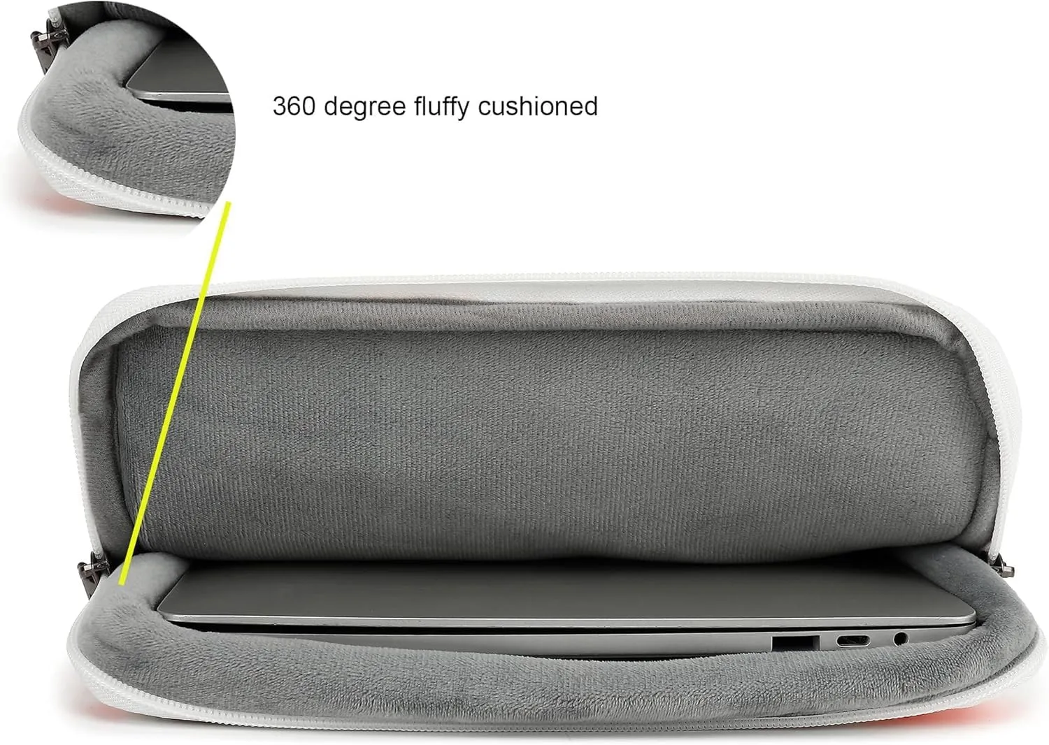 360° Protective Laptop Sleeve Case Bag with 3 Pockets,Handle and Luggage Strap for MacBook Air 13 inch,13.3 inch HP Dell Lenovo Notebook (Pink Marble)