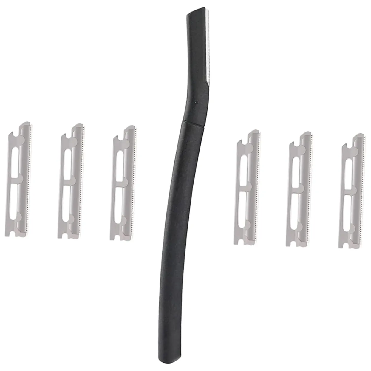 4 Sets Portable Eyebrow Razor Shaver Women Facial Hair Remover Razor Replacement Blades