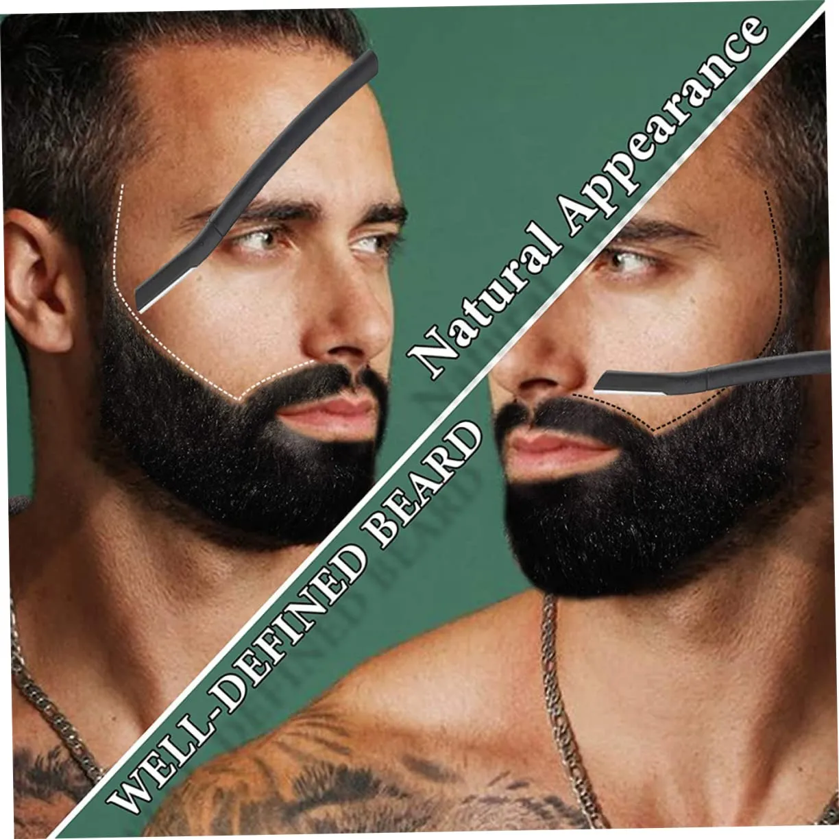 4 Sets Portable Eyebrow Razor Shaver Women Facial Hair Remover Razor Replacement Blades