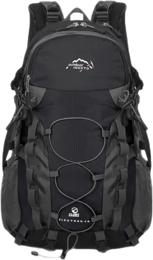 40L Daypack for Outdoor Adventures and Hiking, Black