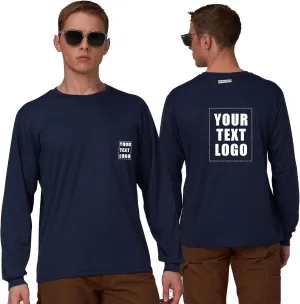 A-SAFETY High Visibility Safety Customize Logo Long Sleev T-Shirt (XS-6XL)