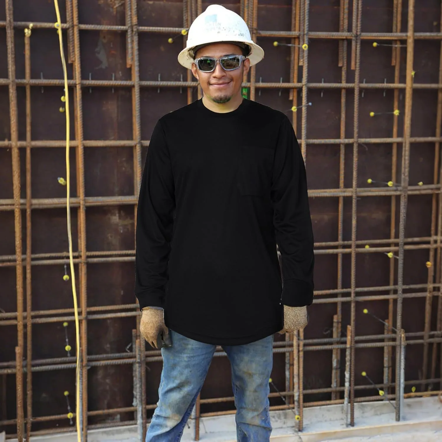 A-SAFETY High Visibility Safety Customize Logo Long Sleev T-Shirt (XS-6XL)
