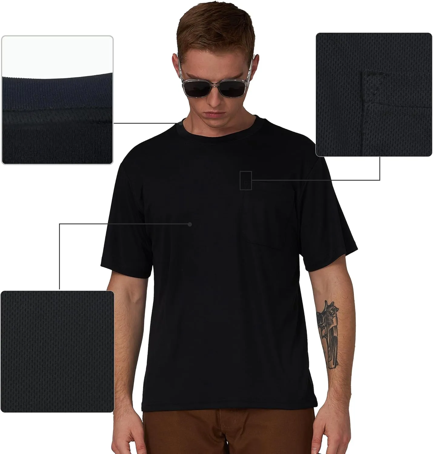 A-SAFETY High Visibility Safety Customize Logo Long Sleev T-Shirt (XS-6XL)