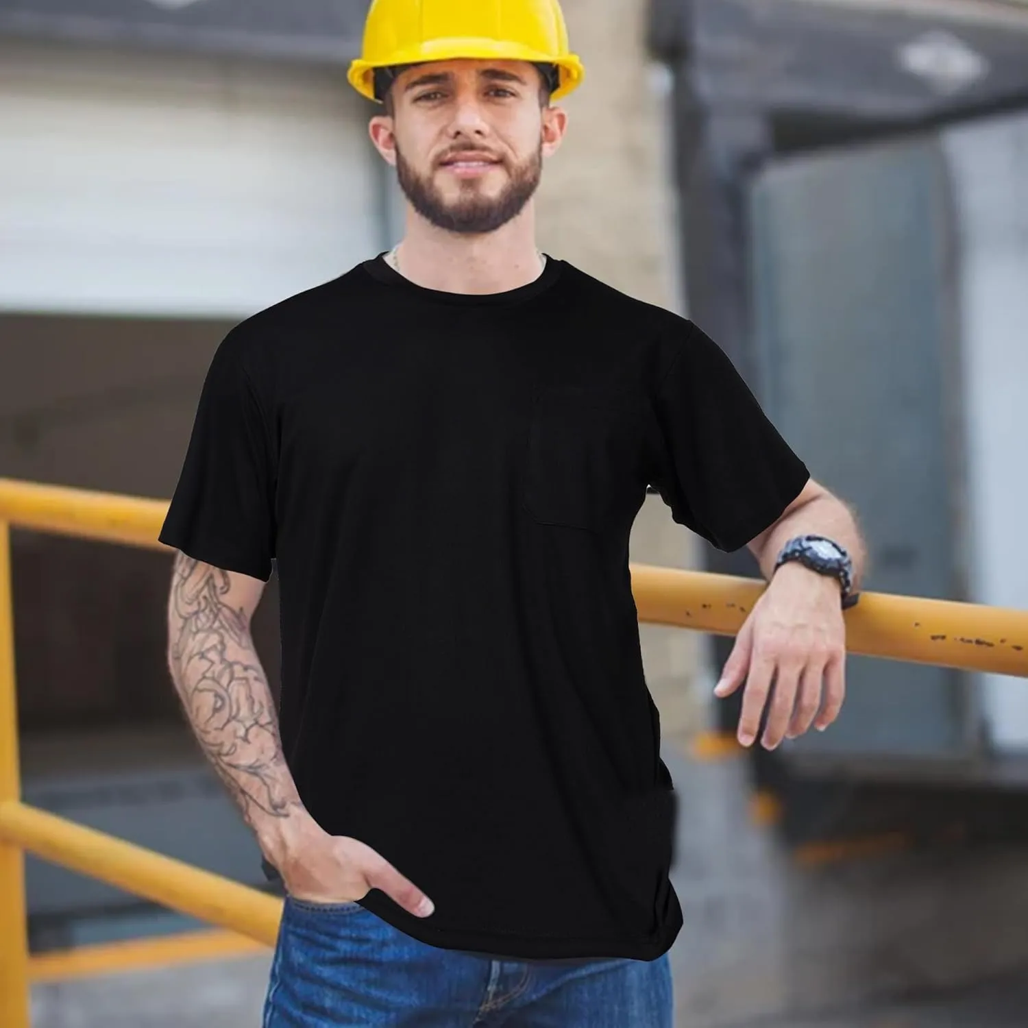 A-SAFETY High Visibility Safety Customize Logo Long Sleev T-Shirt (XS-6XL)