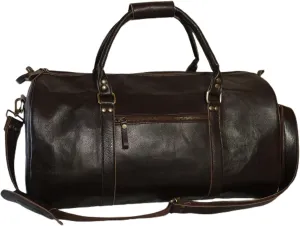 Adventurer's Haven: The Rustic Leather Duffel Bag