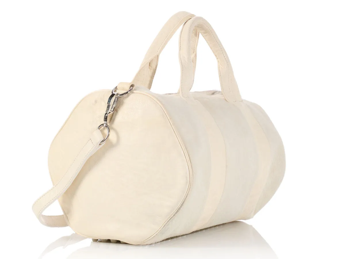 Alexander Wang White Pony Hair Rocco