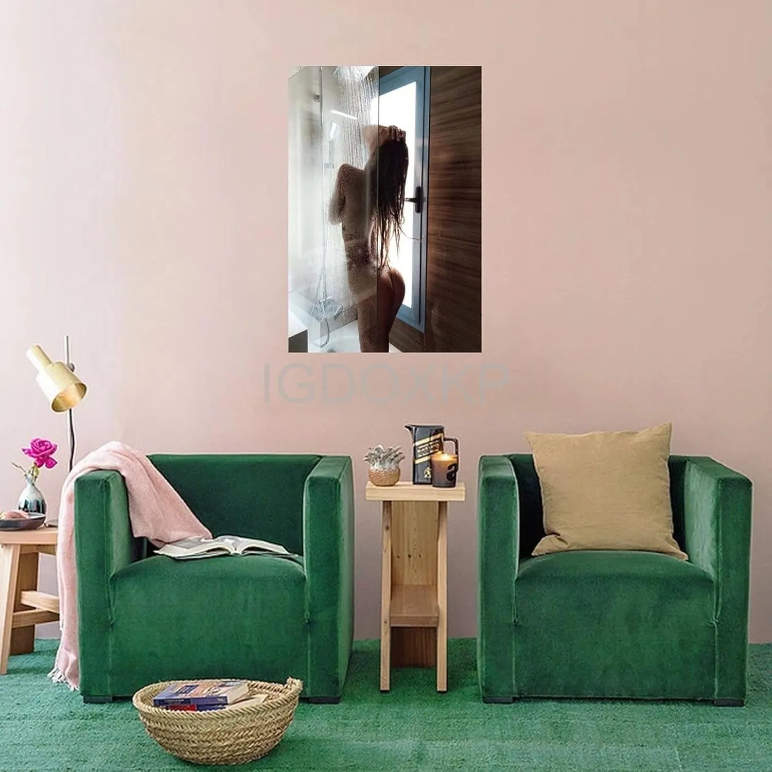 Alexis Ren Bikini Girl Poster Bedroom Sexy Art Poster14 Canvas Poster Wall Art Decor Print Picture Paintings for Living Room Bedroom Decoration Unframe-style 08x12inch(20x30cm)