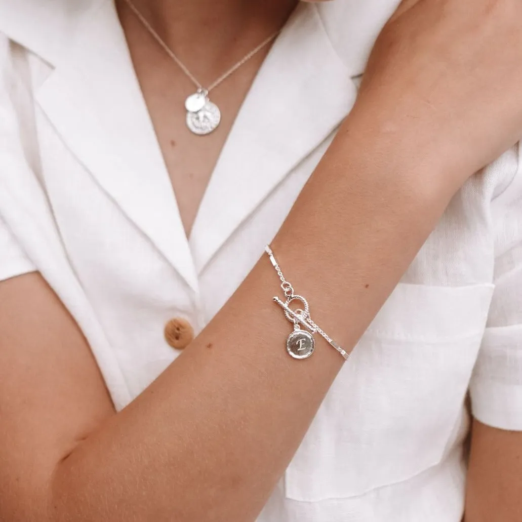 Alice - Child's 14ct Gold or Silver Plated  Monogram Bracelet