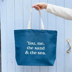 Alphabet Bags Canvas Bag - You, Me, the Sand & the Sea