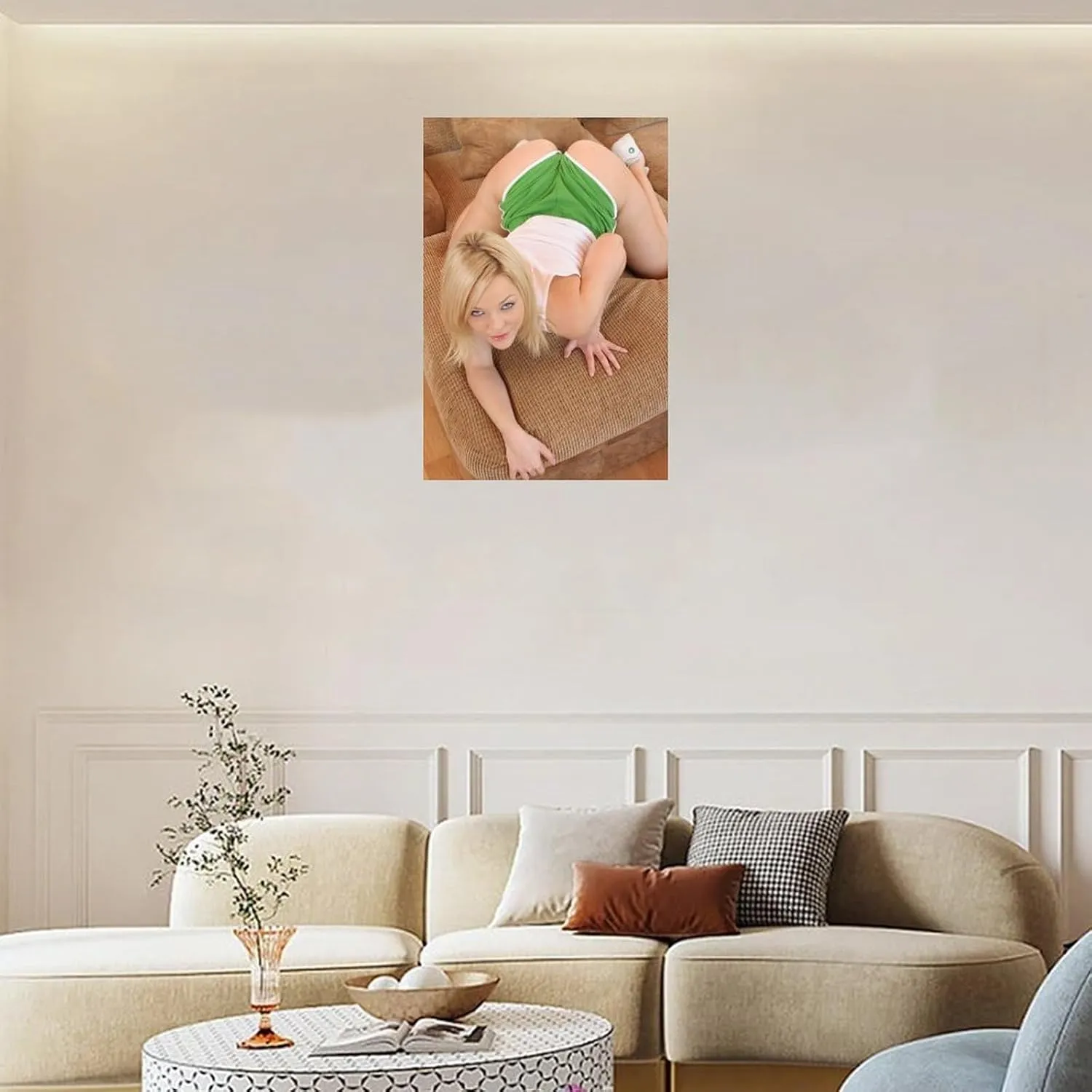 American Model Alexis Texas Sexy Big Ass Poster Canvas Print Wall Art Decoration Living Room Office Bedroom Aesthetic 12x18inch(30x45cm) Unframe-style