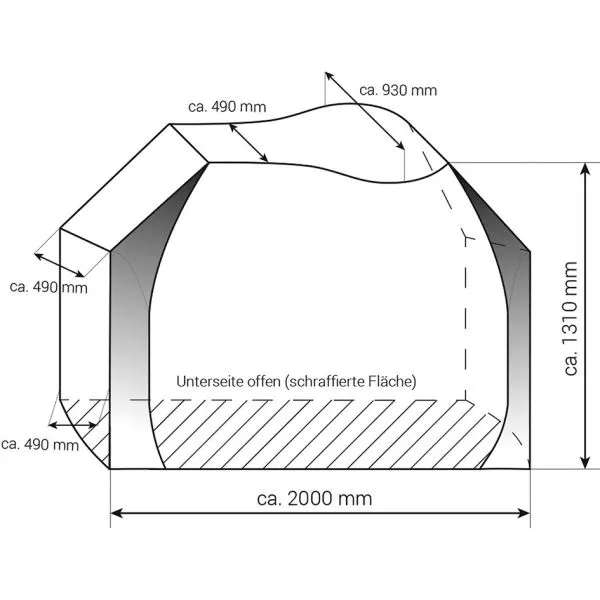 ANGEBOT - Schutzhülle Universal Zwoo für Fahrradträger bis zu 3 Fahrräder