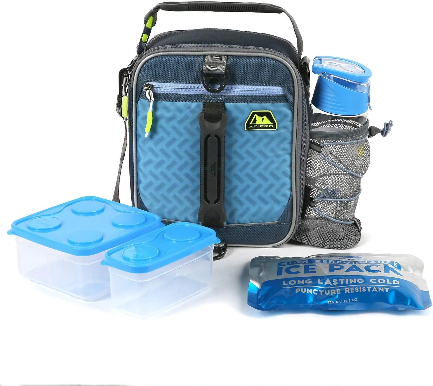 Arctic Zone Pro Expandable Lunch Pack with 650ml Tritan Bottle (Navy)