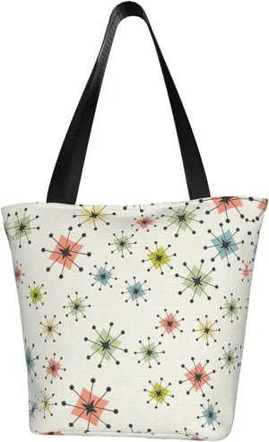 Art Guitar Pattern Print Shoulder Tote Bag Women'S Large Size Handbag Casual Tote Shopping Bag For Women