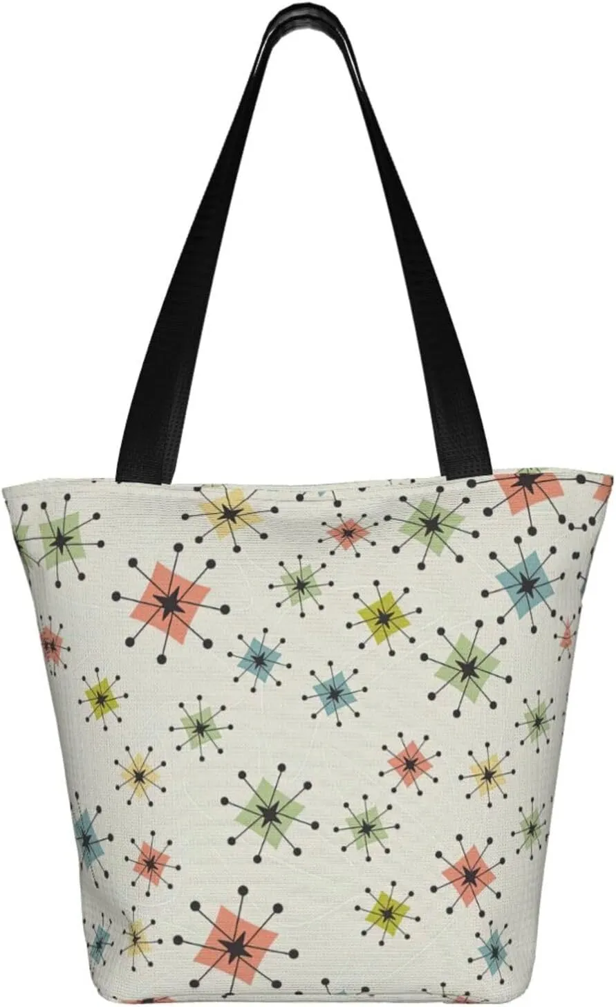 Art Guitar Pattern Print Shoulder Tote Bag Women'S Large Size Handbag Casual Tote Shopping Bag For Women