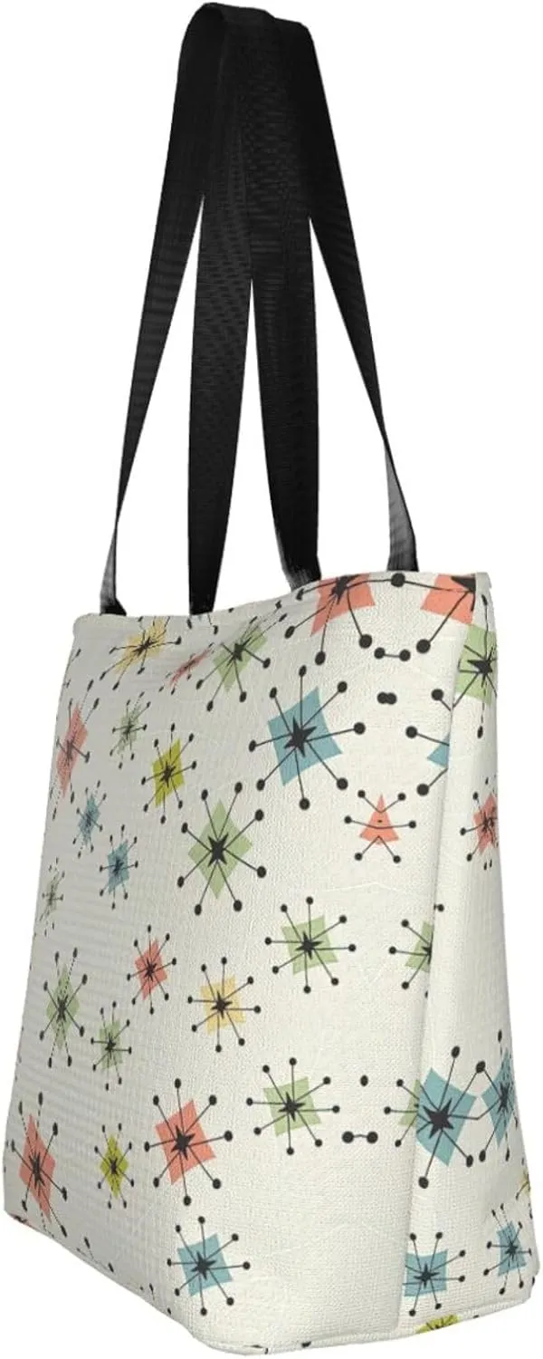 Art Guitar Pattern Print Shoulder Tote Bag Women'S Large Size Handbag Casual Tote Shopping Bag For Women