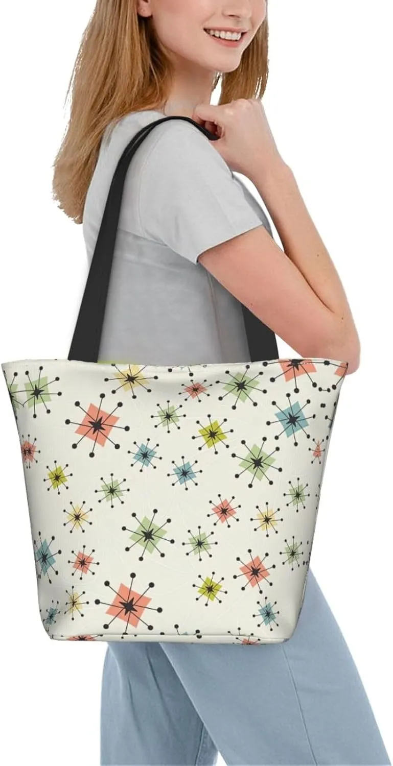 Art Guitar Pattern Print Shoulder Tote Bag Women'S Large Size Handbag Casual Tote Shopping Bag For Women