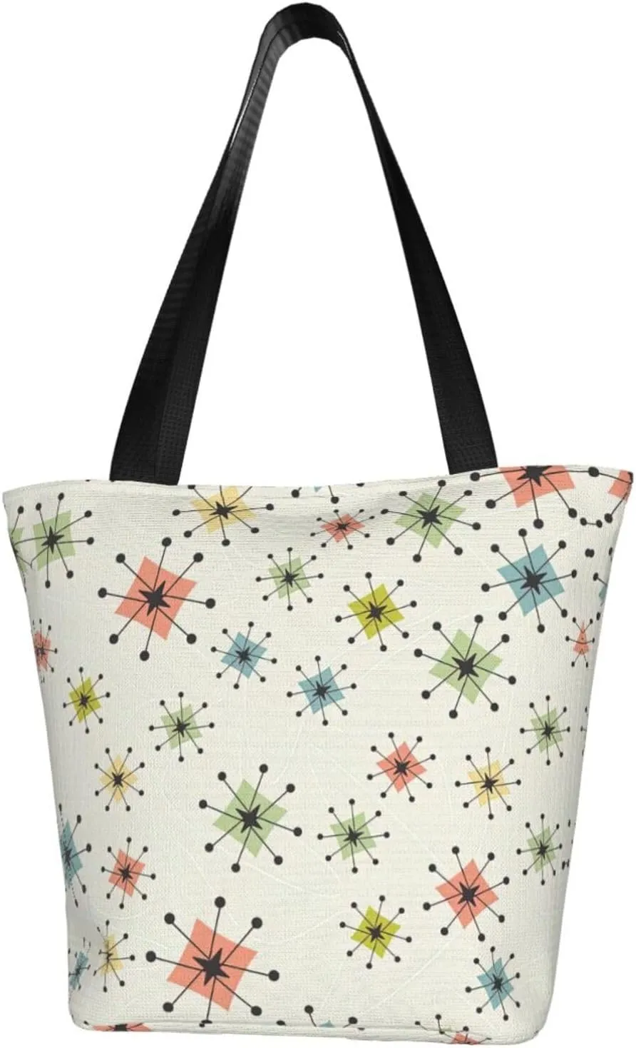 Art Guitar Pattern Print Shoulder Tote Bag Women'S Large Size Handbag Casual Tote Shopping Bag For Women
