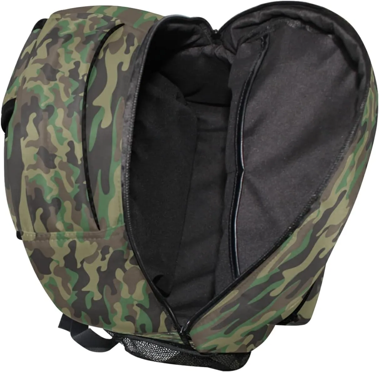 AUUXVA Military Camo Camouflage School Backpack for Kids Boys,Cool Army Laptop Backpack Student College School Bag Bookbag for Primary Junior High School, Casual Travel Camping Hiking Daypack