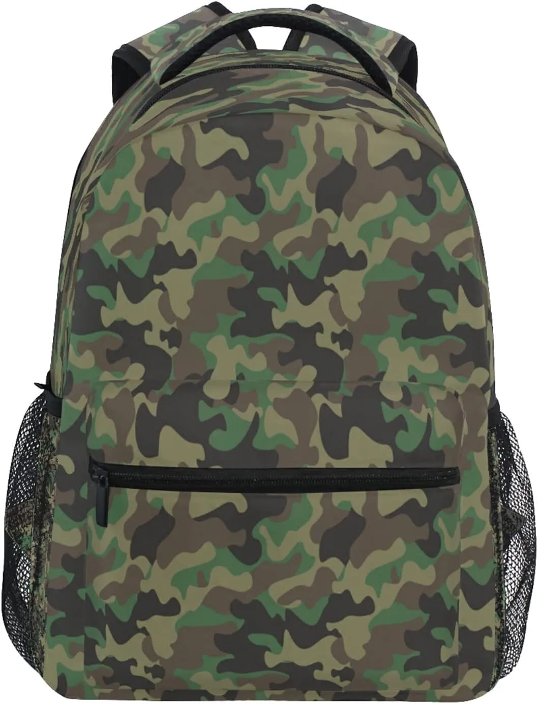 AUUXVA Military Camo Camouflage School Backpack for Kids Boys,Cool Army Laptop Backpack Student College School Bag Bookbag for Primary Junior High School, Casual Travel Camping Hiking Daypack