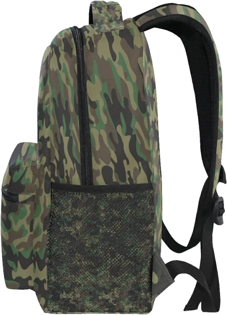AUUXVA Military Camo Camouflage School Backpack for Kids Boys,Cool Army Laptop Backpack Student College School Bag Bookbag for Primary Junior High School, Casual Travel Camping Hiking Daypack