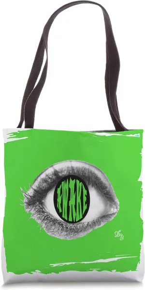 AWAKE - Green Third Eye Pineal Gland Inner Thoughts Mind See Tote Bag