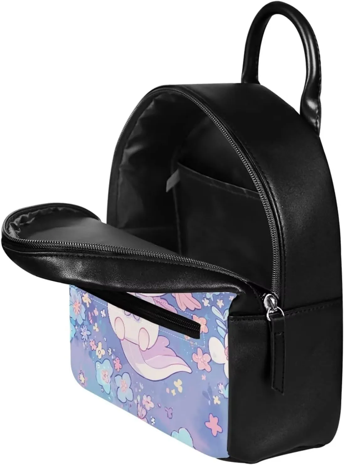 Axolotl Womens Backpack Purse Small Backpack Purse for Women Lightweight Daypack Shoulder Bag with Zipper Casual Shoulder Bag Handbag