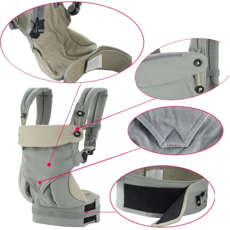 Baby Carrier Organic Cotton Wrap Sling Baby Backpacks
