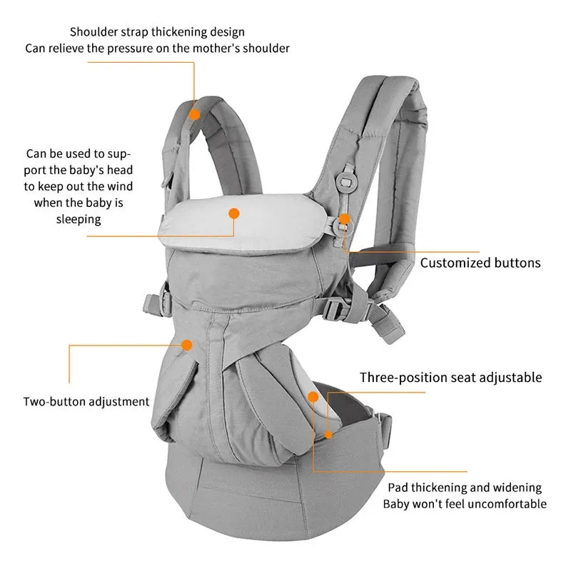 Baby Carrier Organic Cotton Wrap Sling Baby Backpacks