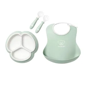 BabyBjörn 4-Piece Lunch Set, Pastel Green