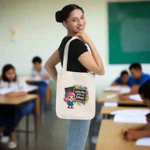 Back to School Perfect Canvas Tote Bag