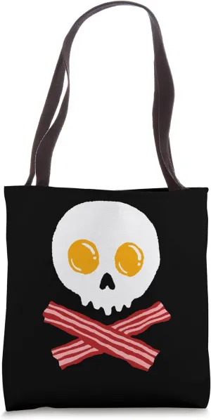 Bacon Skeleton Breakfast Meaty Bacon Tote Bag