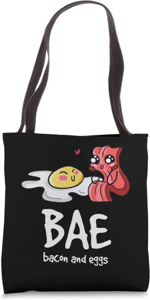 BAE Bacon And Eggs Breakfast Meaty Bacon Tote Bag