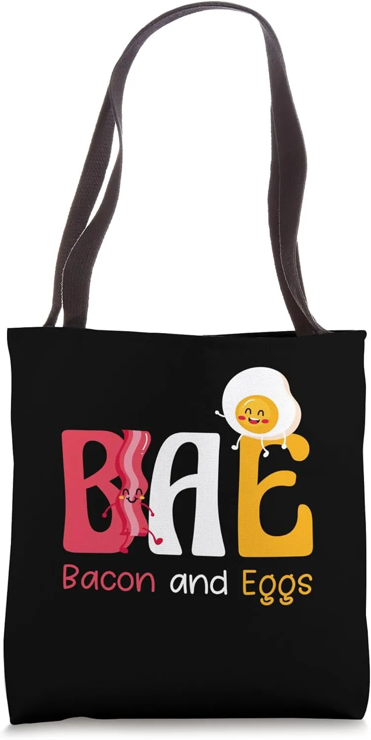 BAE Bacon And Eggs Breakfast Meaty Bacon Tote Bag
